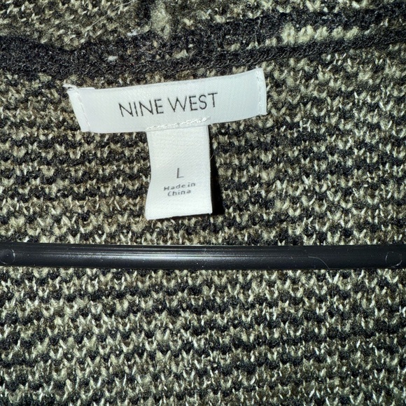 Nine West camo Textured Sweater size large - Picture 4 of 7